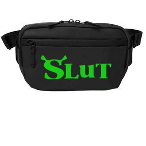 Slut Funny Meme Logo Crossbody Pack