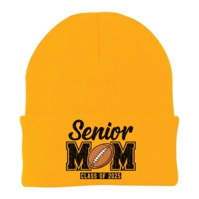 Senior Football Mom Graduate 2025 Class Of 2025 Great Gift Knit Cap Winter Beanie