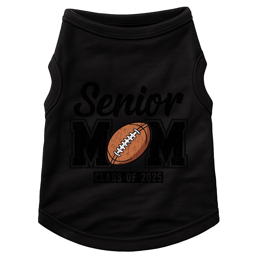 Senior Football Mom Graduate 2025 Class Of 2025 Great Gift Doggie Tank