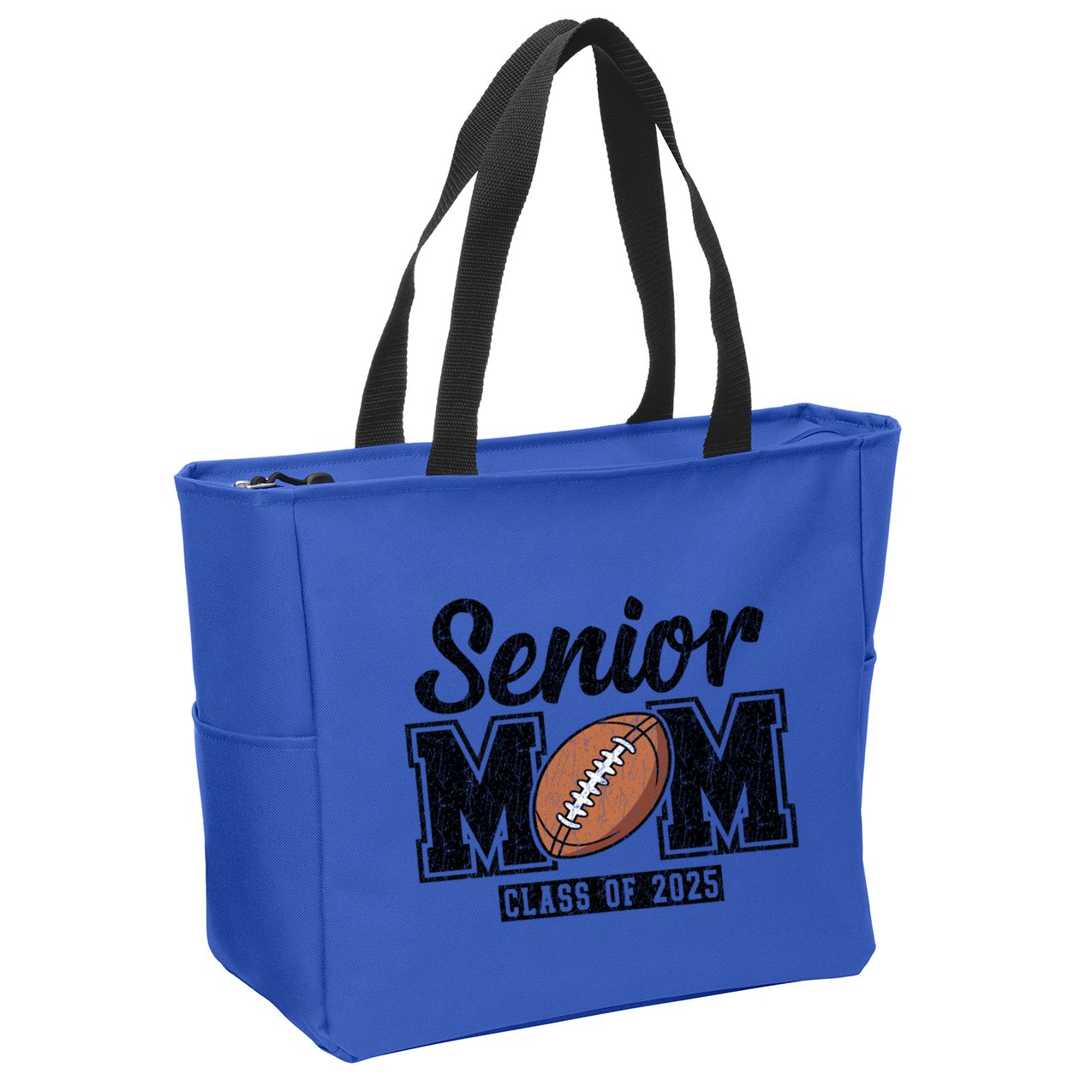 Senior Football Mom Graduate 2025 Class Of 2025 Great Gift Zip Tote Bag