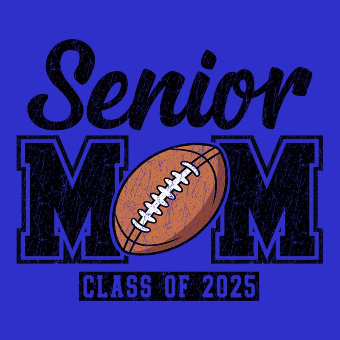 Senior Football Mom Graduate 2025 Class Of 2025 Great Gift Zip Tote Bag