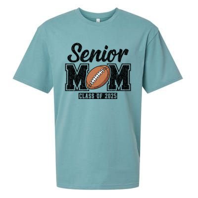 Senior Football Mom Graduate 2025 Class Of 2025 Great Gift Sueded Cloud Jersey T-Shirt