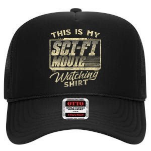 Sci Fi Movie Lover Graphic Movie Fan High Crown Mesh Back Trucker Hat