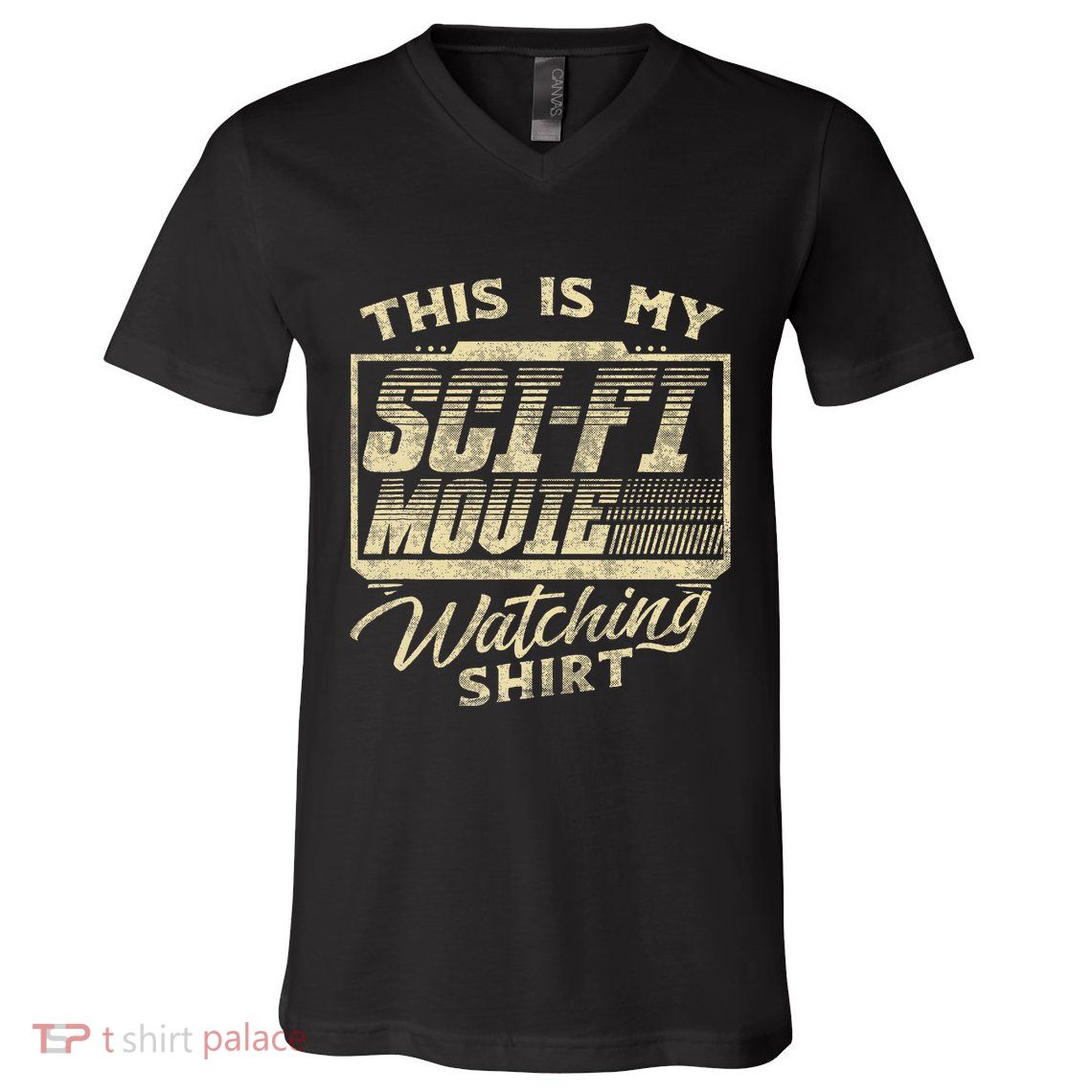 Sci Fi Movie Lover Graphic Movie Fan V-Neck T-Shirt