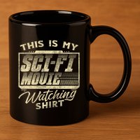 Sci Fi Movie Lover Graphic Movie Fan 11oz C Handle Ceramic Mug
