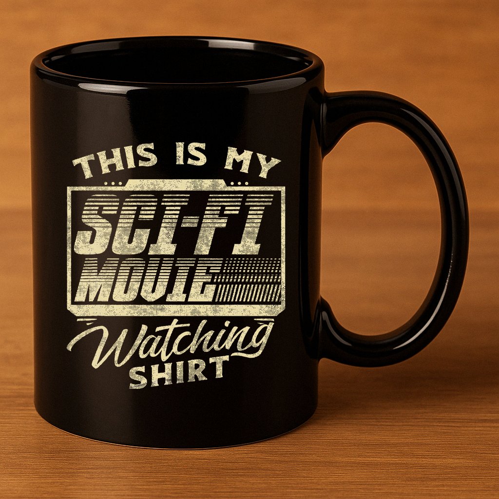 Sci Fi Movie Lover Graphic Movie Fan 11oz C Handle Ceramic Mug