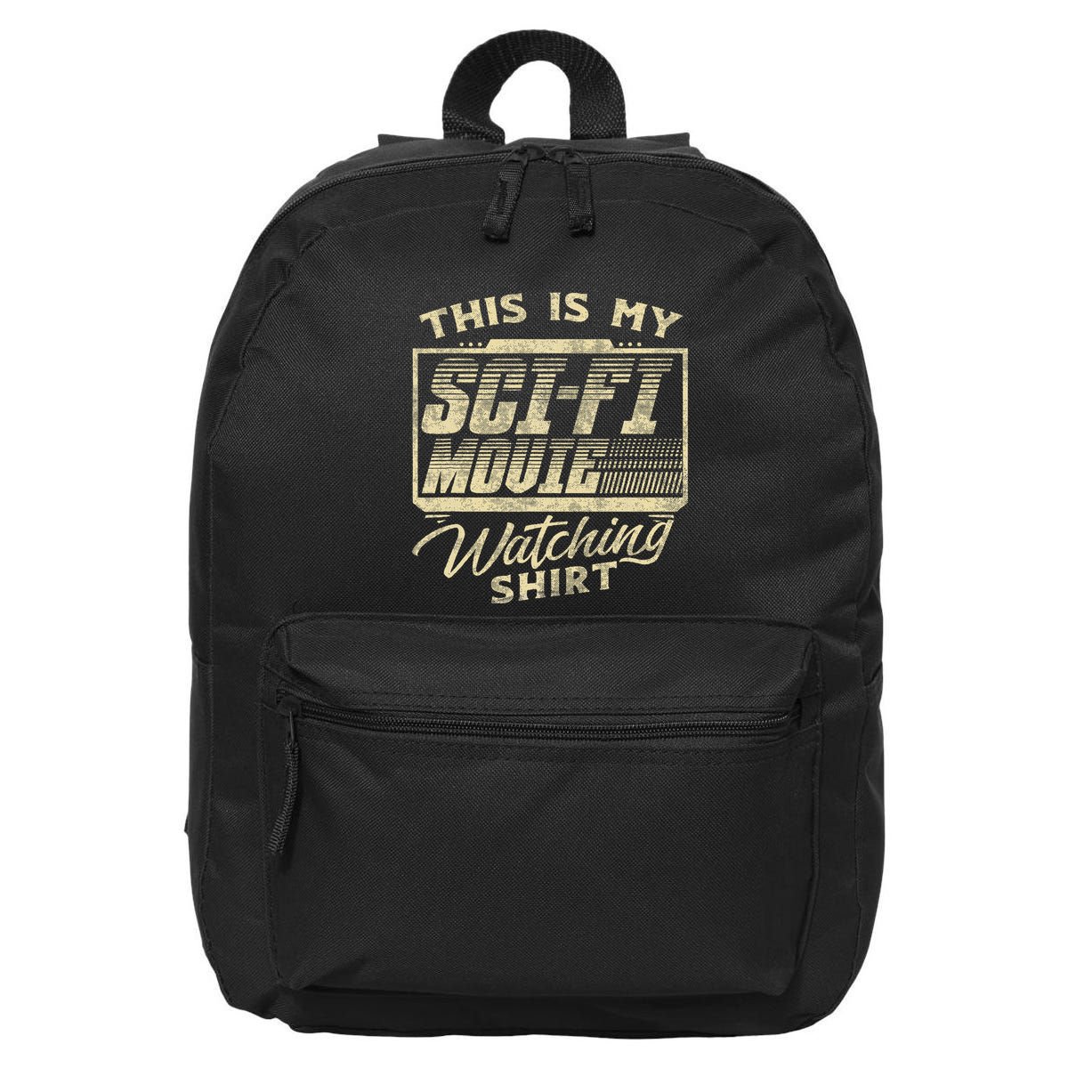 Sci Fi Movie Lover Graphic Movie Fan 16 in Basic Backpack