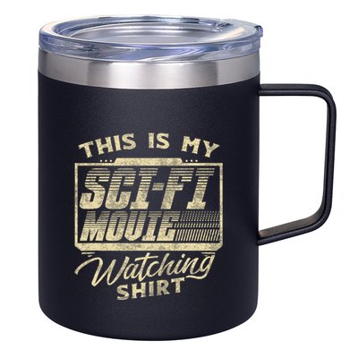 Sci Fi Movie Lover Graphic Movie Fan 12oz Stainless Steel Coffee Mug