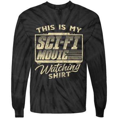 Sci Fi Movie Lover Graphic Movie Fan Tie-Dye Long Sleeve Shirt