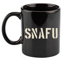 Snafu Funny Military Slang Design Stencil Look Letters 11oz C Handle Ceramic Mug