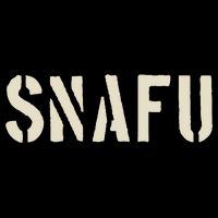 Snafu Funny Military Slang Design Stencil Look Letters 16 in Basic Backpack