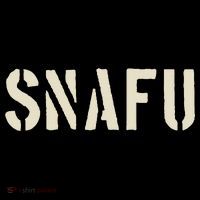 Snafu Funny Military Slang Design Stencil Look Letters Zip Tote Bag