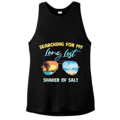 Searching For My Long Lost Shaker Of Salt Shaker Man Vintage Ladies PosiCharge Tri-Blend Wicking Tank
