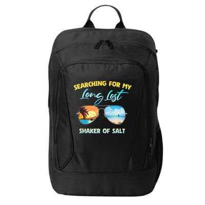 Searching For My Long Lost Shaker Of Salt Shaker Man Vintage City Backpack