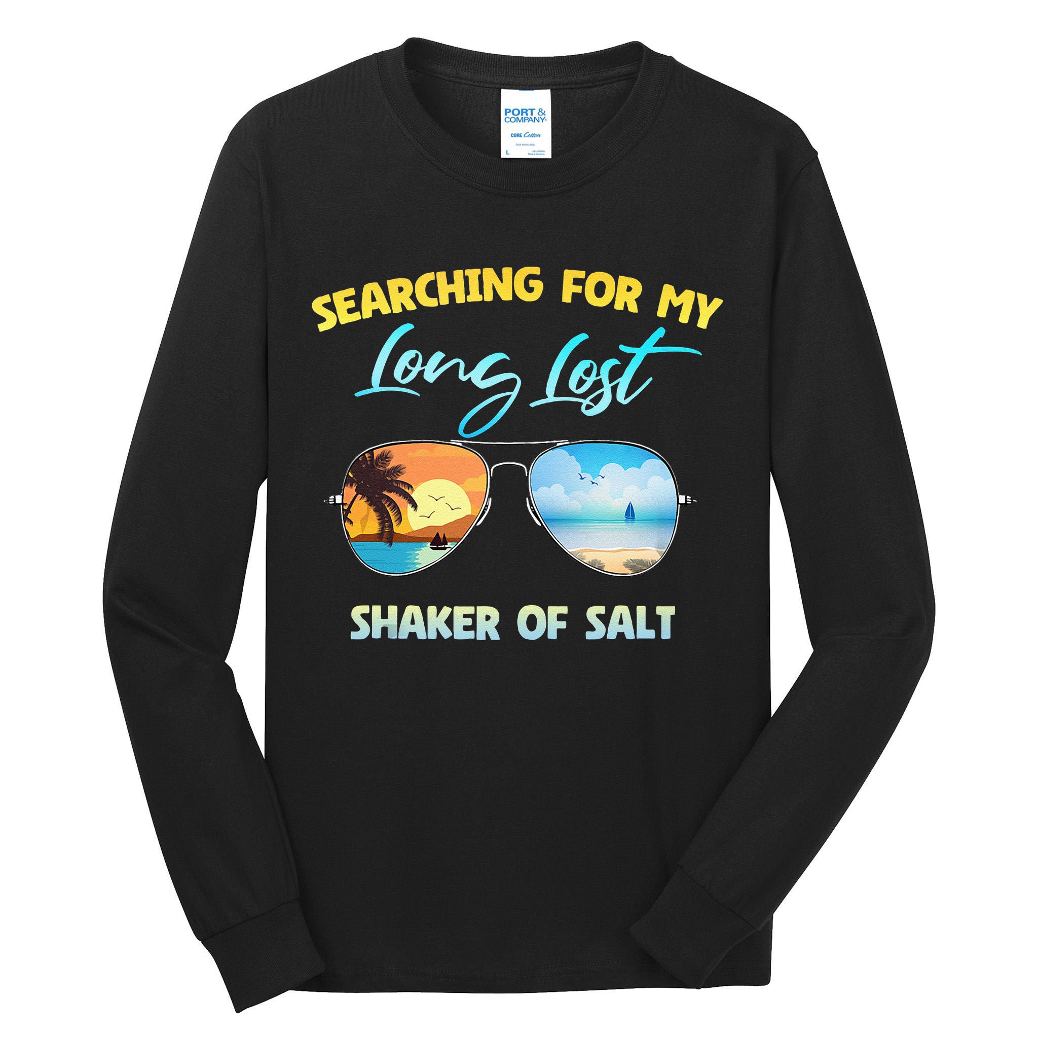 Searching For My Long Lost Shaker Of Salt Shaker Man Vintage Tall Long Sleeve T-Shirt