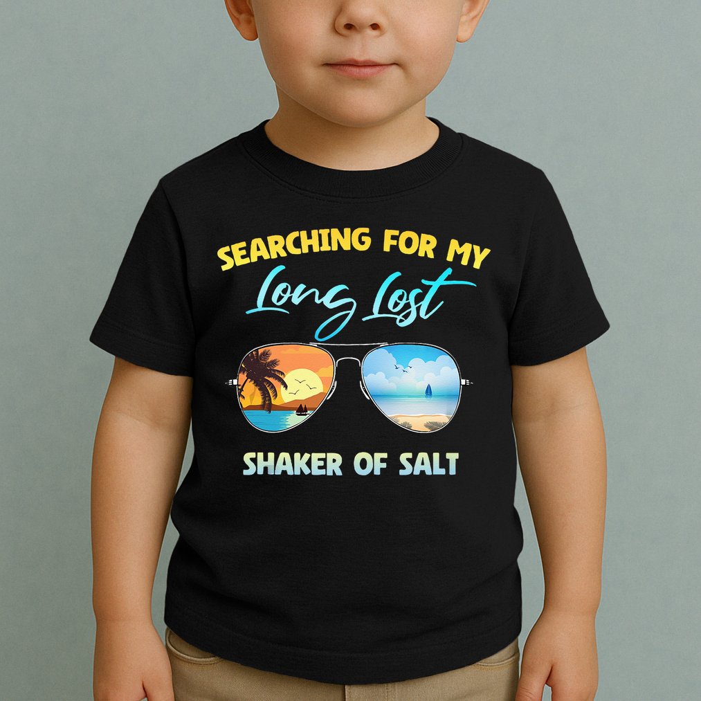 Searching For My Long Lost Shaker Of Salt Shaker Man Vintage Toddler T-Shirt