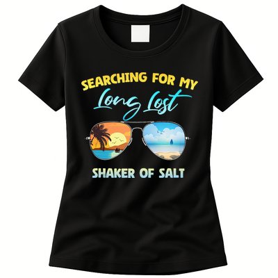 Searching For My Long Lost Shaker Of Salt Shaker Man Vintage Womens T-Shirt