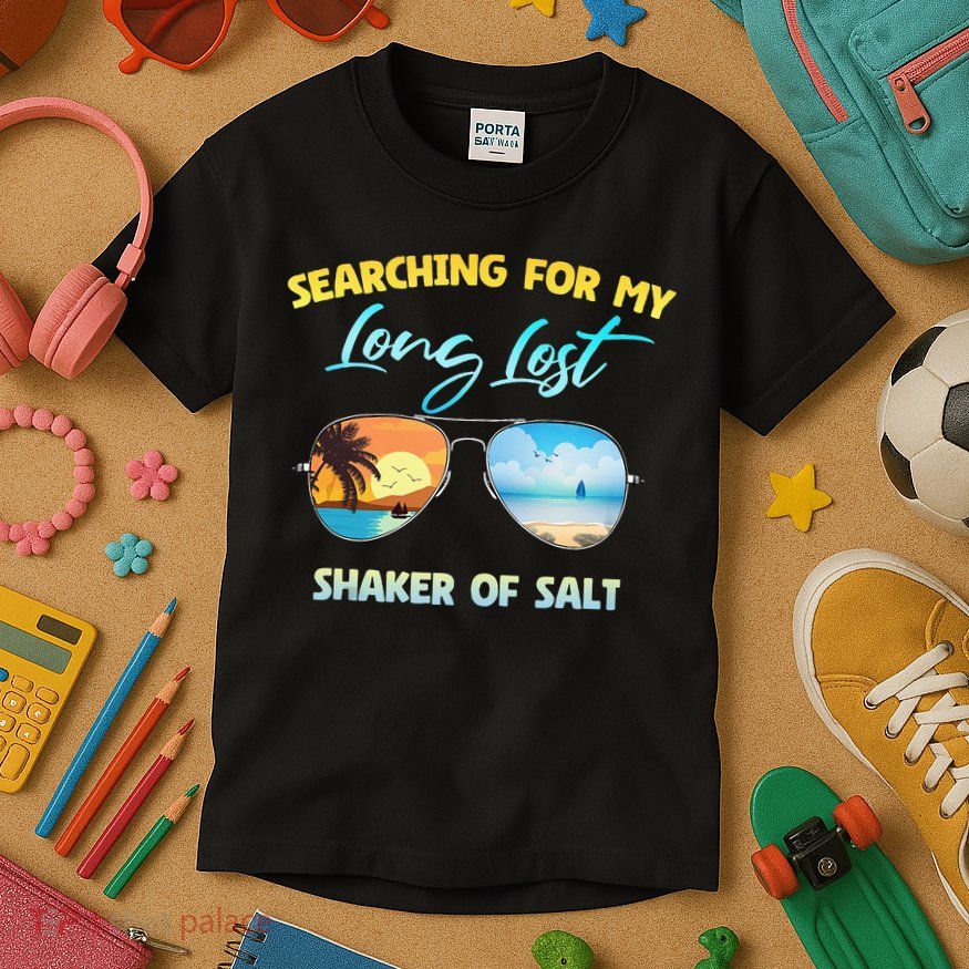 Searching For My Long Lost Shaker Of Salt Shaker Man Vintage Kids T-Shirt