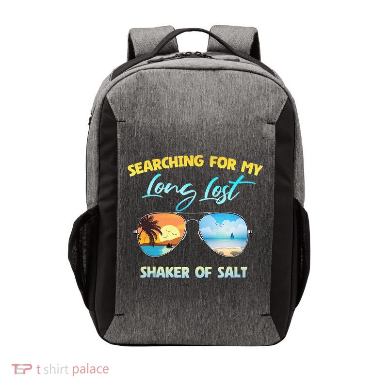 Searching For My Long Lost Shaker Of Salt Shaker Man Vintage Vector Backpack