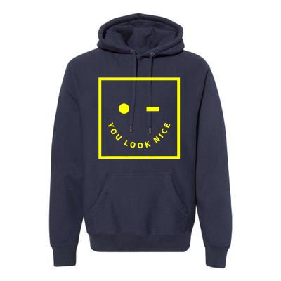 Smiley Face Music Retro Premium Hoodie