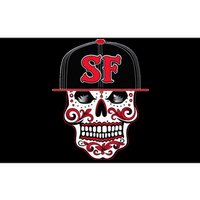 San Francisco Mexican Sugar Skull Design Bay Area Bumper Sticker