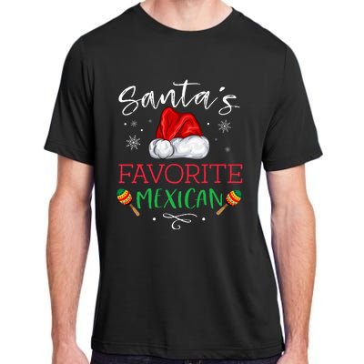 SantaS Favorite Mexican Funny Pajama Christmas Mexico Gift Adult ChromaSoft Performance T-Shirt