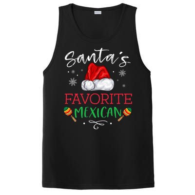 SantaS Favorite Mexican Funny Pajama Christmas Mexico Gift PosiCharge Competitor Tank