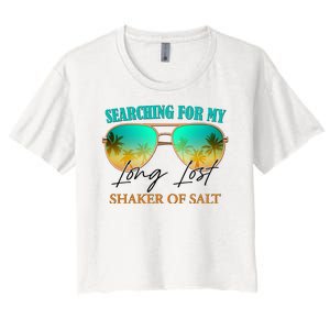 Searching For My Long Lost Shaker Of Salt Women's Crop Top Tee