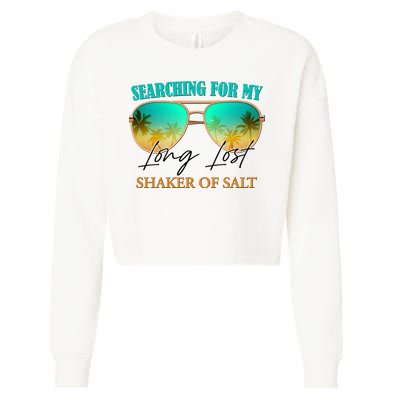 Searching For My Long Lost Shaker Of Salt Cropped Pullover Crew