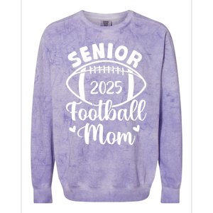 Senior Football Mom Class Of 2025 Proud Mom Of 2025 Graduate Colorblast Crewneck Sweatshirt