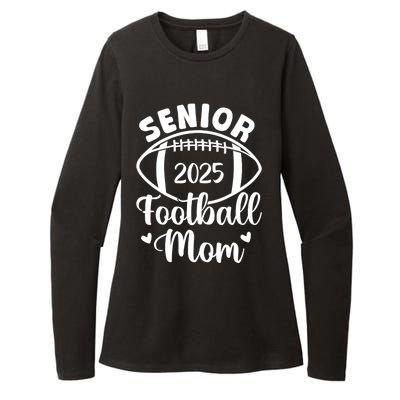 Senior Football Mom Class Of 2025 Proud Mom Of 2025 Graduate Womens CVC Long Sleeve Shirt