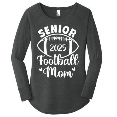 Senior Football Mom Class Of 2025 Proud Mom Of 2025 Graduate Women's Perfect Tri Tunic Long Sleeve Shirt