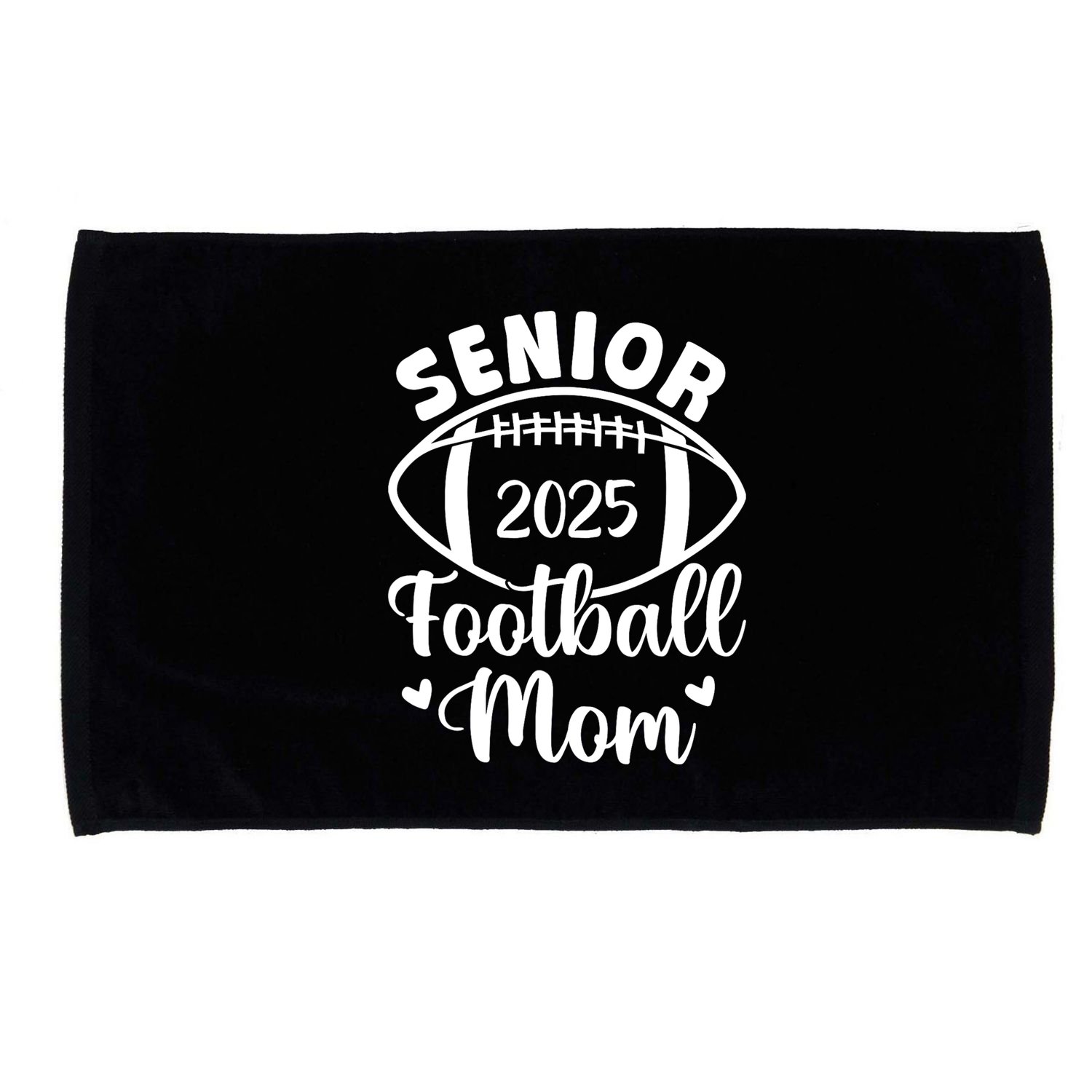Senior Football Mom Class Of 2025 Proud Mom Of 2025 Graduate Microfiber Hand Towel