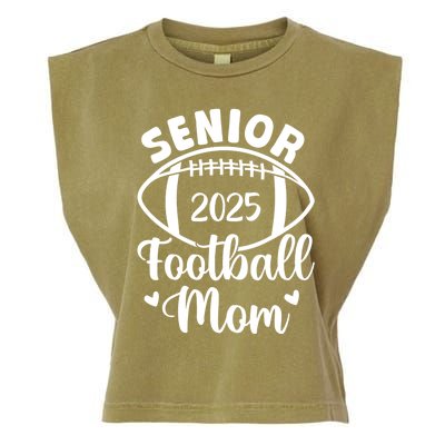 Senior Football Mom Class Of 2025 Proud Mom Of 2025 Graduate Garment-Dyed Women's Muscle Tee