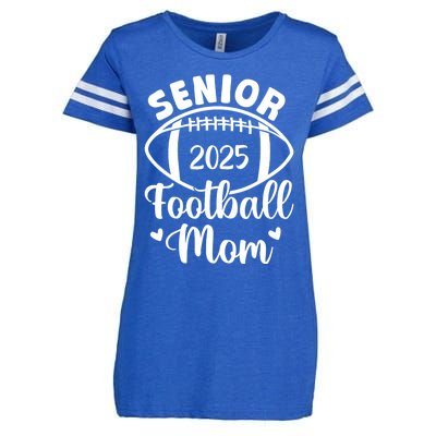 Senior Football Mom Class Of 2025 Proud Mom Of 2025 Graduate Enza Ladies Jersey Football T-Shirt