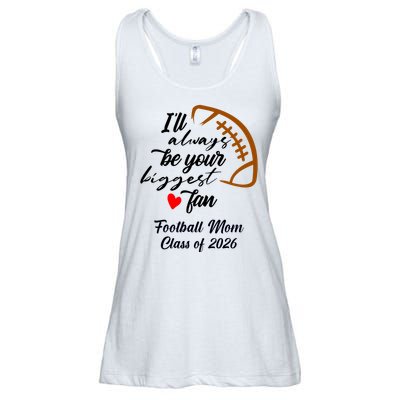 Senior Football Mom Class Of 2026 Graduation Graduate Ladies Essential Flowy Tank