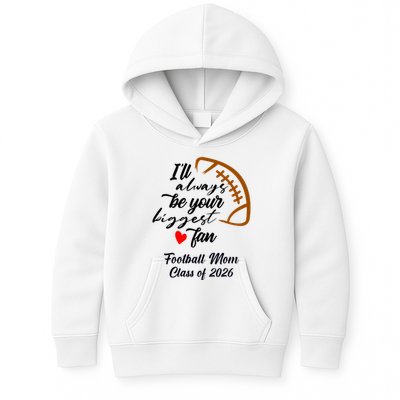 Senior Football Mom Class Of 2026 Graduation Graduate Kids Hoodie