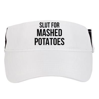 Slut For Mashed Potatoes Funny Gag Adult Drive Performance Visor