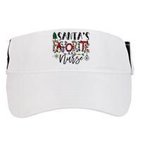 Santa's Favorite Nurse Xmas Light Santa Hat Christmas Funny Adult Drive Performance Visor