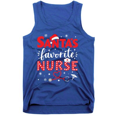 Santa Favorite Nurse For Christmas In Hospital Cute Gift Tank Top