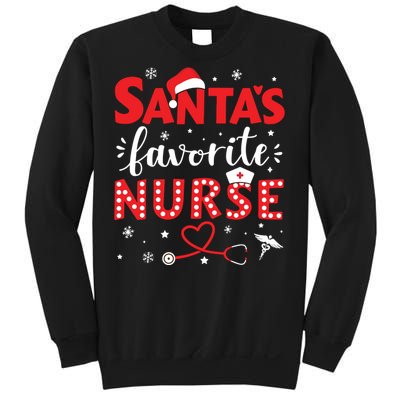 Santa Favorite Nurse For Christmas In Hospital Sweatshirt