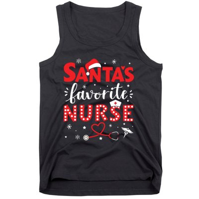 Santa Favorite Nurse For Christmas In Hospital Tank Top