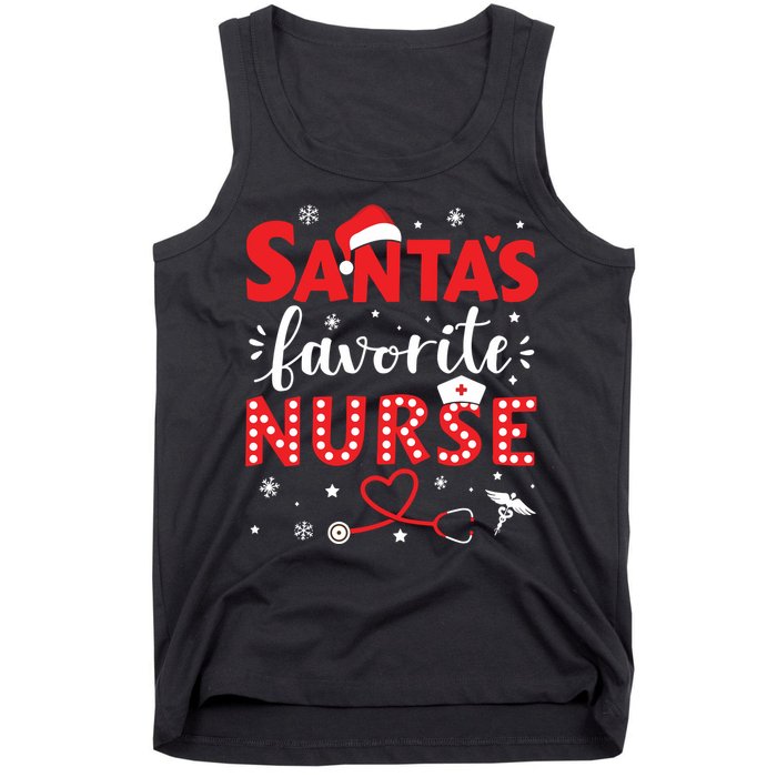 Santa Favorite Nurse For Christmas In Hospital Tank Top