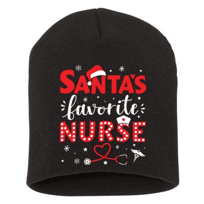 Santa Favorite Nurse For Christmas In Hospital Short Acrylic Beanie