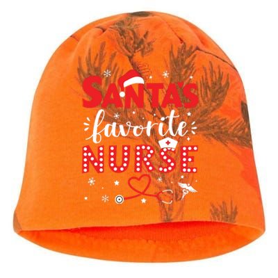 Santa Favorite Nurse For Christmas In Hospital Kati - Camo Knit Beanie