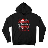 Santas Favorite Nurse Christmas Hoodie