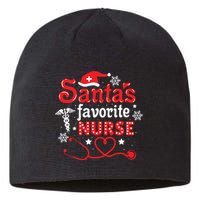 Santas Favorite Nurse Christmas Sustainable Beanie