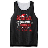 Santas Favorite Nurse Christmas Mesh Reversible Basketball Jersey Tank