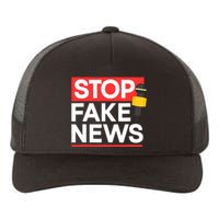 Stop Fake News Journalism Journalist Rights Press Freedom Yupoong Adult 5-Panel Trucker Hat