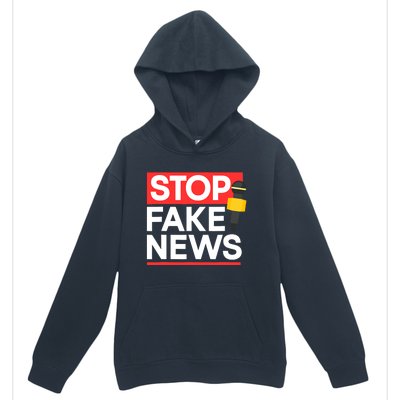 Stop Fake News Journalism Journalist Rights Press Freedom Urban Pullover Hoodie